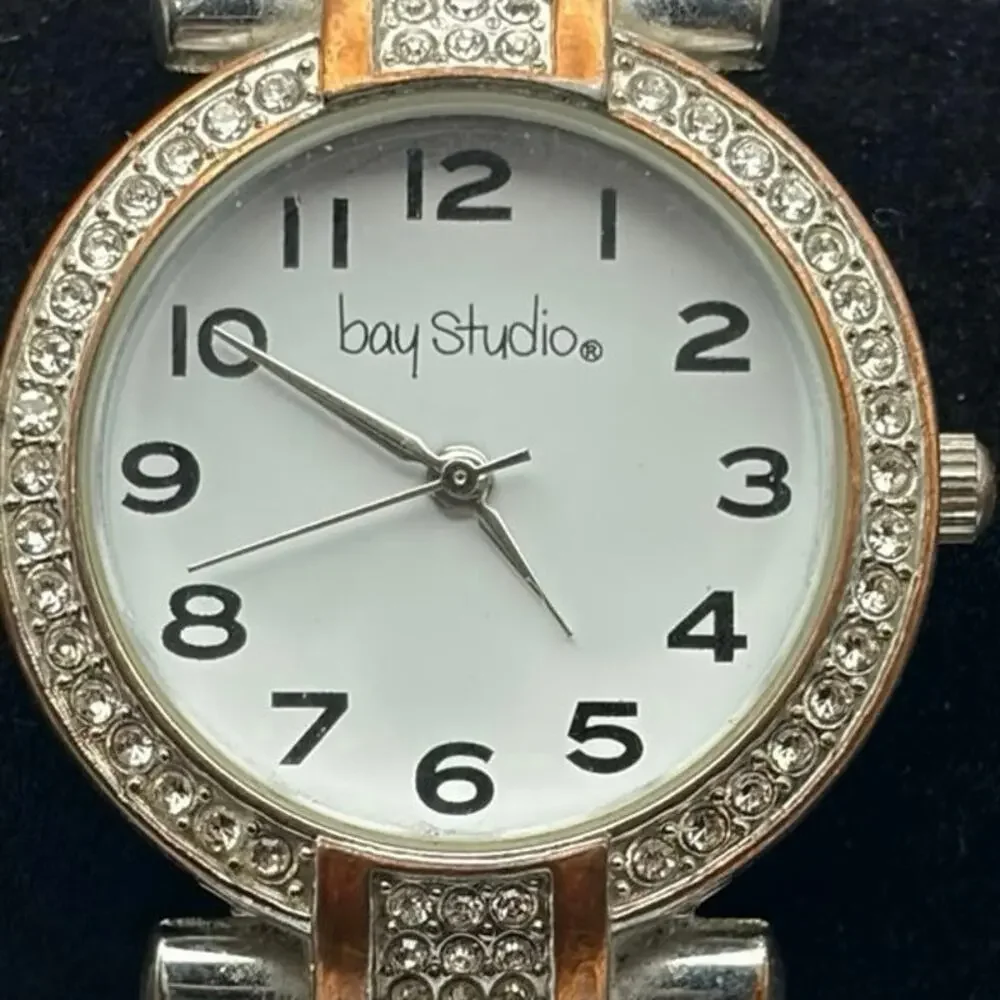 Silver Crystal Bay Studio Watch